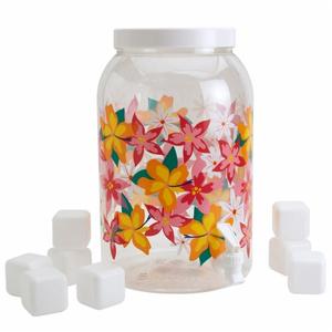Everyday Living Drink Dispenser with Ice Cubes – Tropical Floral