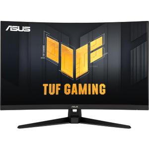 ASUS TUF Gaming 32" 1440P HDR Curved Monitor (VG32VQ1B) - QHD (2560 x 1440), 165Hz (Supports 144Hz), 1ms, Extreme Low Motion Blur, Speaker, FreeSync Premium, VESA Mountable, DisplayPort, HDMI,BLACK