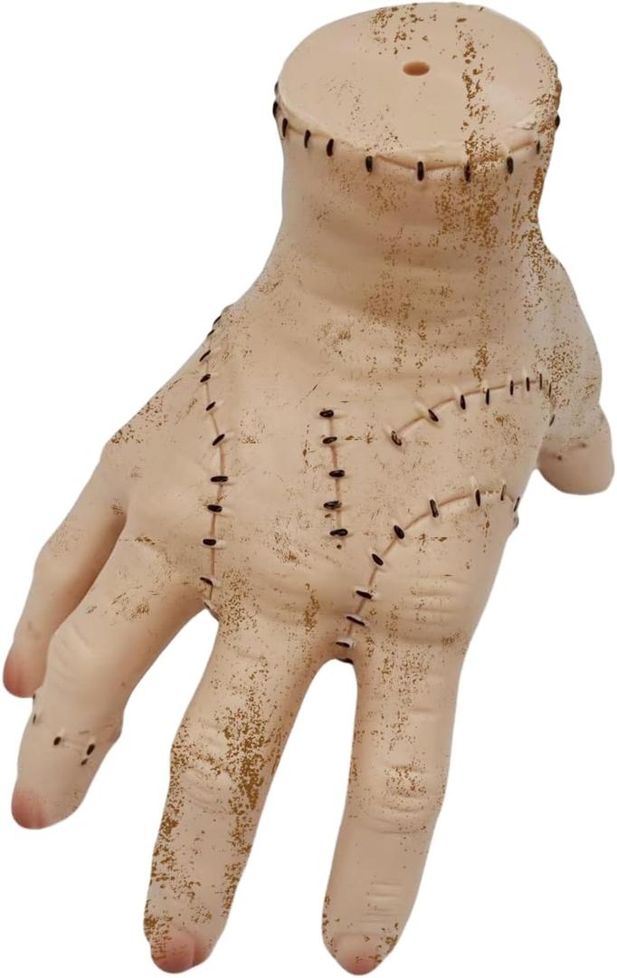 Halloween Fake Hand, Addams Family Style Realistic Severed Hand Prop - Lifelike Horror Cosplay Decoration for Halloween