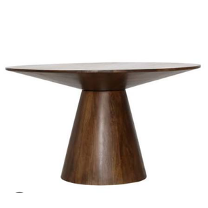 Carrera 52" wide mango dining table, Medium brown