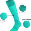 Baseball Socks and Belts Combo for Youth and Adult, Elastic Softball 2 Pair Socks and 1 Belts, Small