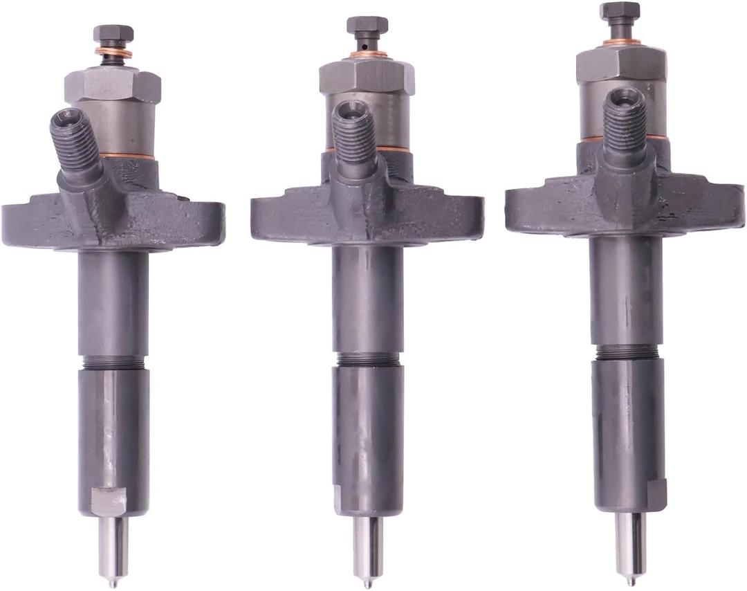 3 Pcs Fuel Injectors D0NN9F593A D4NN9F593A Compatible with Ford Tractors 2000 3000 3400 3500 3550 4000 4400 4500 5000 5100 5200 5500 5550 8000
