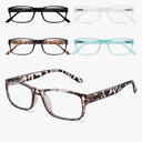 Gaoye Professional Reading Glasses for All Day - Computer Readers with Blue Light Protection - Value Pack, +2.