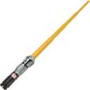 STAR WARS Lightsaber Squad The Mandalorian Extendable Orange Lightsaber Roleplay Toy for Kids Ages 4 and Up