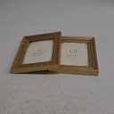 Edenseelake 5x7 Picture Frames Set of 2, Vintage Gold Photo Frame 5 by 7 for Tabletop or Wall Display