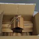 Bird Houses for Outside, 5-Hole Wooden Birdhouse for Bluebirds Finch Swallow Wren Chickadee Hummingbird, Hanging Bird House for Outdoor Clearance Garden Courtyard