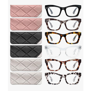 CCVOO Stylish Reading Glasses for Women, Eyeglasses, Blue Light Readers for Women, Computer Eye Glasses, Cheaters 1,5