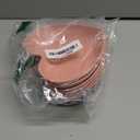 Heart Shaped Plates, 10-Pack Pink Heart Shaped Dinner Plates Dinnerware Dishes for Valentine's, Birthdays, Bridal Showers, Baby Showers, 5.9 x 5.3 x 1.2 Inches