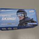 Findway Ski Goggles OTG - Over Glasses Snow/Snowboard Goggles for Men, Women & Youth - 100% UV Protection, Size Age 5 to 16 Years