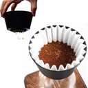 Coffee 2-5 Cup Dripper Brewer fits 185 flat papers Design Slow Drip Coffee Filter Cup for OREA Big Boy