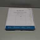 NUTRI FIT Digital Bathroom Scale for Body Weight Loss Watchers Electri Scales, 50g/0.1lb Discrepancy, Clear Backlit LCD Display and Step-On Techhology, 2*AAA Batteries Included, 330lb/150kg, Jet Black