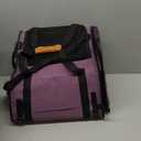Morpilot Cat Carrier - Cat Carrier Soft for Medium or Large Cats up to 20lbs, with Dual-Sided Cushion, Secure Buckle and Foldable Bowl, Dog Carriers for Small Dogs(Purple)-17.3" L x 12.2" W x 13.4" H