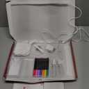 LED Note Board with Colors, 13.7"X10" 6 Modes & 8 Colors Acrylic Dry Erase Boards with Light, Include Adapter, Hanging Chain, Led Drawing Board for Kids with Stand,7 Markers, Spray Bottle