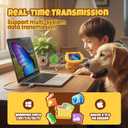 Handheld Digital Mini Microscope for Kids: 1000X 4K Portable Pocket 2.4" Screen Microscopes Toys STEM Electronic Learning Educational Science Kit 8-12 Birthday Gift 4 5 6 7 Year Old Boy Girl (Yellow)