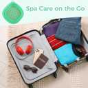 SaporeArt Ice Face Bowl, Upgraded Wider & Deeper Collapsible Silicone Facial Ice Bath Bowl with Built-In Ice Mold, Soothes Puffiness & Redness, Ideal for Home and Travel