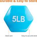 Amazon Basics Vinyl Coated Dumbbell Hand Weights