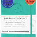 Panda Planner 2026 Undated Weekly Planner, To Do List Notebook with Habit Tracker, 8 x 11, 53 Weeks, Daily Weekly Monthly Overview for Home, School, Office, Turquoise