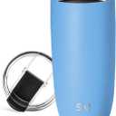 Simple Modern Voyager Tumbler with Flip Lid | Travel Coffee Mug | Insulated Stainless Steel Cold Brew Iced or Hot Coffee Cup | Gifts for Women Men Her Him | 16oz, Snow Day