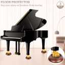 Piano Caster Cups Grand Piano Caster Cups Wood Coasters Cups Piano Caster Pads for Grand Piano