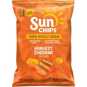 Sunchips Multigrain Snacks Harvest Cheddar, 7 Oz (EXP 07/28/26)