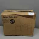 HOMLAND Raised Toilet Seat with Handles, Toilet Seat Riser for Seniors with Adjustable Height & Width, FSA HSA Eligible 400lb Handicap Elevated Toilet Seat for Elderly, Pregnant, Fit Any Toilet (Grey)