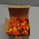 CQURE 14 Pack Fall Leaf Garland, Hanging Vines Garland Artificial Fall Maple Leaves Thanksgiving Decor for Home Wedding Fireplace Christmas (98Ft)