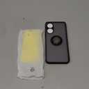 QUIETIP Case Compatible with Honor X5 Plus with Screen Protector,TPU + Hard PC Shockproof Magnetic Ring Car Mount Stand Cover,Black