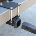 Camco Eaz-Lift Camper/RV Bumper Hitch - Ideal for Bikes, Cargo Racks & More - Clamps onto 4 Square RV Bumpers - No Drilling Required for Install - Crafted of Heavy Duty Powder-Coated Steel (48473)