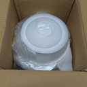 Small Electric Stew Pot 1L 200W with Ceramic Liner, 24 Hour Appointment,Slow Cooker for Porridge, Soup, Rice,Multifunctional Fully Automatic Home Stew Pot,White