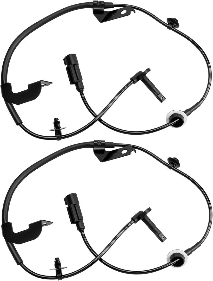 ABS Wheel Speed Sensor Front Left Right Fits for 2007-2016 Jeep Patriot Compass 2.0 2.4, 2007-2012 Dodge Caliber, 2008 2009 2010 2011 2012 2013 2014 2015 2016, Driver/Passenger, 5105573AB 5105572AA