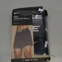 Nike Men's Essential Micro Stretch Long Leg Boxer Brief Underwear (3-Pack) (XX-Large, Black / Black/ Black)