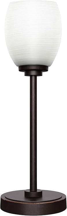 Toltec Lighting Luna 1 Light Table Lamp in Dark Granite (53-DG-615)