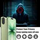 Front Camera Cover Compatible for iPhone 17 with Rear Lens Cover,Protect Privacy and Security But Not Affect Facial Recognition (2Pack) -2025 Updated Version