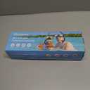 Greatever Dry Snorkel Set, Panoramic Wide View Anti-Fog Scuba Diving Mask, Professional Snorkeling Gear for Adults Kids (Small, Black)