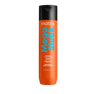 Matrix Mega Sleek Shampoo - Smoothing and Detangling, For Dry, Damaged & Frizzy Hair, Salon Professional Shampoo, With Shea Butter, Vegan (10.1 Fl Oz (Pack of 1))
