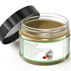 Mysense Raw Batana Oil, 100% Pure Unrefined and Organic Growth Oil from Honduras, Scalp Care for Women & Men, Prevent Hair Loss, Promote Hair Thickness,Set Of 4