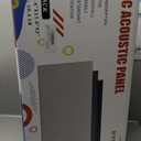 4 PCS Fabric Acoustic Panels,24''x12''x2'' Sound Proof Panels for Walls,Acoustic Wall Panels, Self-adhesive Soundproof Wall Panels for Echo Absorption for Home Studio Office (Black)