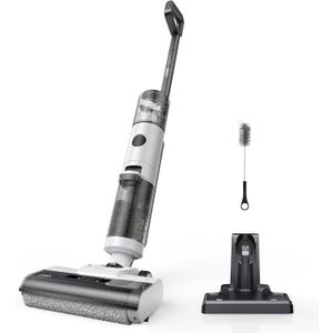 JONR ED12 Vacuum Cleaner Wet and Dry, Cordless Floor Cleaner Machine with Self-Cleaning, Dual Tank Design, 0.1 inch Edge Cleaning, Lightweight, for Hard Floors