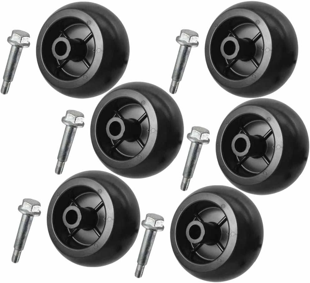 Parts 4 Outdoor Aftermarket Deck Wheels and Hardware 6Pk Replacement for Bad BOY 15172 018-0010-00 022-1000-00 022-5234-98