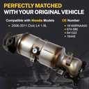 Front Catalytic Converter Compatible with 2006 2007 2008 2009 2010 2011 Honda Civic L4 1.8L Catalytic Convertor EPA Compliant 16448