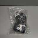 Marine-Grade Double-Braided Nylon Dock Line with 12 Eyelet.Hi-Performance Boat Rope Mooring Rope Dock Line (2 Pack, 3/8" x25', Black)