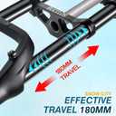 BUCKLOS 26x4.0 Fat Tire Ebike Oil Front Suspension Fork, 9x135mm QR