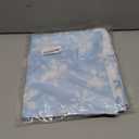 Exqcom Blue Christmas Snowflake Winter Pillow Covers 12x20 Set of 2, Christmas Snowflake Decor, Xmas Winter Holiday Lumbar Pillow Covers for Home Living Room Bedroom Sofa Couch