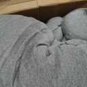 Bedsure King Comforter Set - Cooling and Warm Bed Set, Dark Grey Reversible Bedding for All Season, 3 Pieces, 1 King Size Comforter (102"x90") and 2 Pillow Cases (20"x36")