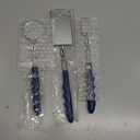 3 Pieces Telescoping Inspection Mirror Stainless Steel Extendable Mechanic Mirror with Long Handle Tool for Technicians Mechanics Contractors(50/50/25 mm,Square,Round,Oval)