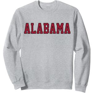 Vintage Alabama Men Alabama Women Retro Red T-Shirt Tee Gift Sweatshirt L