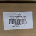 LazBlinds No Tools No Drill Cordless Roller Shades, 100% Blackout Roller Blinds for Windows, Thermal Insulated UV Protection Waterproof Roll Up Window Blinds and Shades, 20'' W x 72'' H, Brown