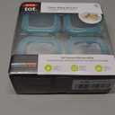 OXO Tot Glass Baby Blocks Food Storage Containers, Teal, 4 oz