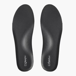 Sneaker Insoles Replacement,Comfortable Sports Shoe Inserts for Men Women Kids,for Shock Absorption and Relieve Foot Pain, Plantar Fasciitis (Black, Women US 7.5-8 Big Kids 6-7)