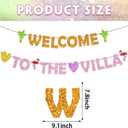 Welcome to the Villa Banner Love Island Decorations Love Island Themed Party Decorations (B)